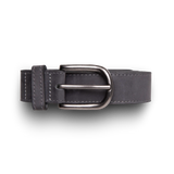 Full Grain Charcoal Belt 30mm (Charcoal Detail)