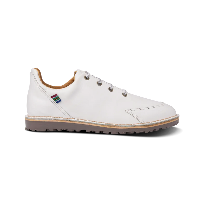 Veldskoen Albatross Golf Shoe (White leather with Grey sole)