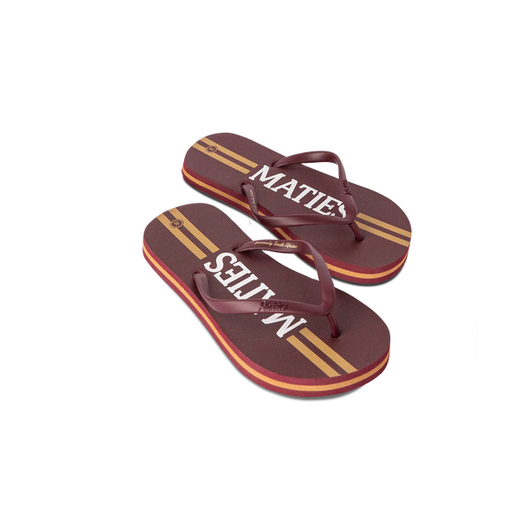 The Matie Women's Plakkie (Maroon and White)