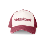 Veldskoen Maroon Stone Washed Cap