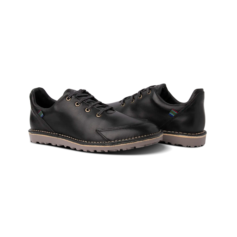 Veldskoen Birdie Golf Shoe (Black leather with Grey sole)