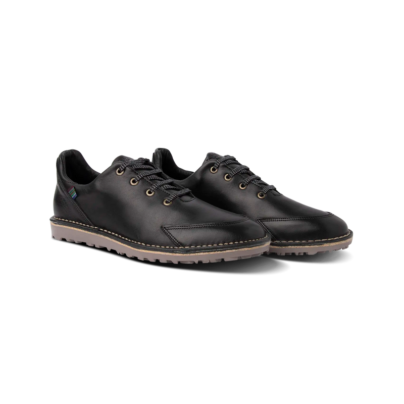 Veldskoen Birdie Golf Shoe (Black leather with Grey sole)