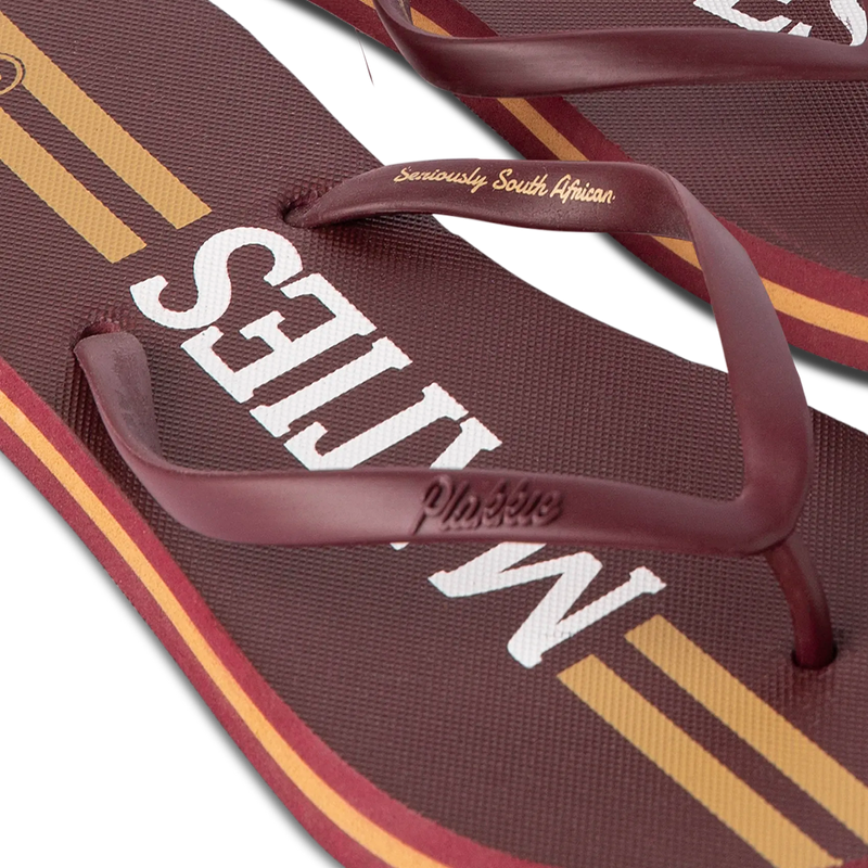 The Matie Women's Plakkie (Maroon and White)