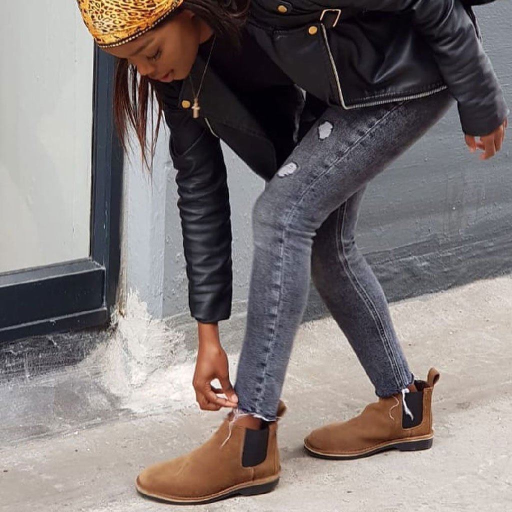 Women's Black Chelsea Boots - Leather - FREE SHIPPING | Veldskoen - Veldskoen Shoes USA